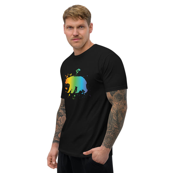 Rainbow Bear Short Sleeve T-shirt