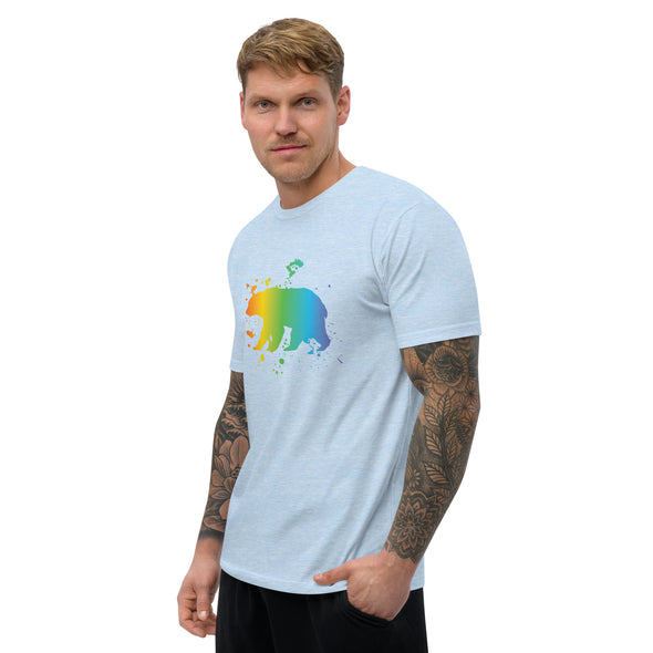 Rainbow Bear Short Sleeve T-shirt