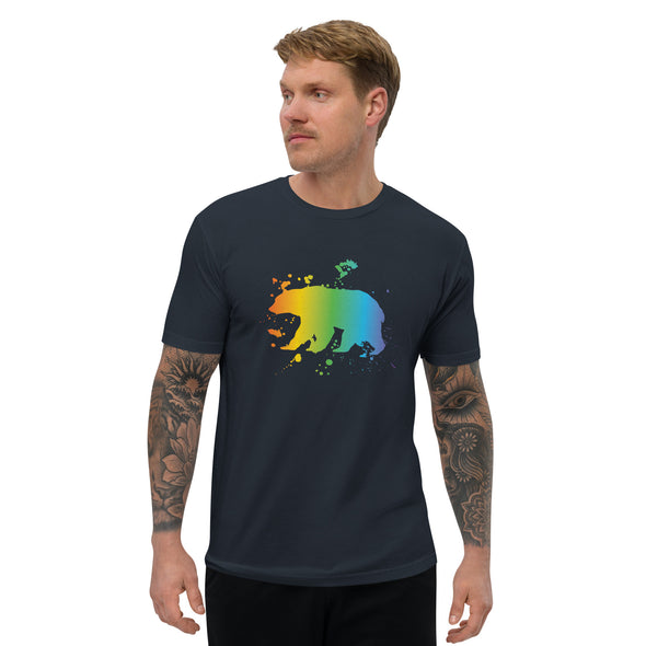 Rainbow Bear Short Sleeve T-shirt