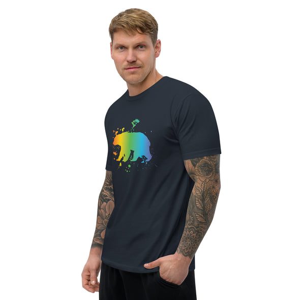 Rainbow Bear Short Sleeve T-shirt