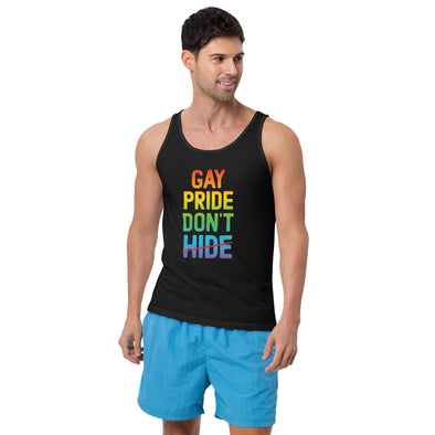 Gay Pride Don't Hide Unisex Tank Top