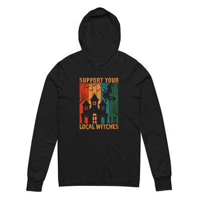 Support Local Witches Unisex Hooded long-sleeve tee