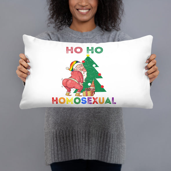 Ho Ho Homosexual Pillow