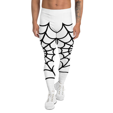 Web Men's Leggings (white)