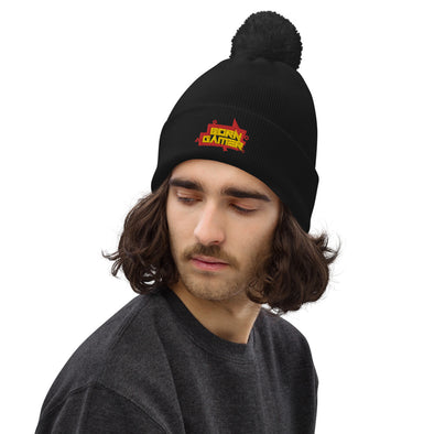 BORN GAMER Pom Pom Beanie