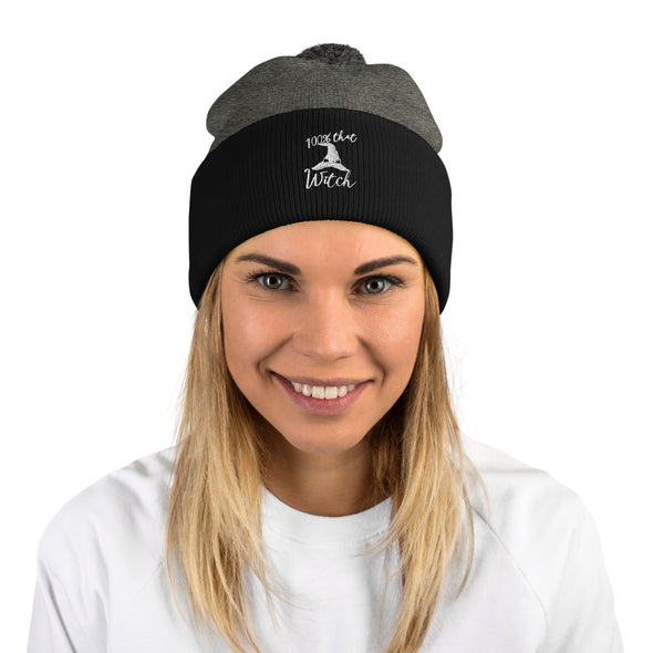 100% That Witch Pom-Pom Beanie