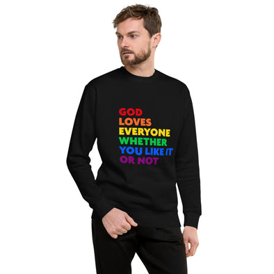 God Loves Everyone Unisex Fleece Pullover