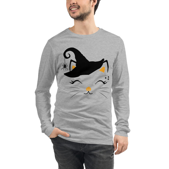 Witchy Kitty Unisex Long Sleeve Tee