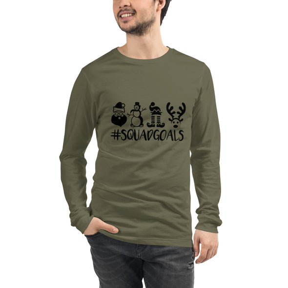 Winter Squad Goals Unisex Long Sleeve Tee