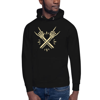 Rockin' Skeleton Hands Unisex Hoodie