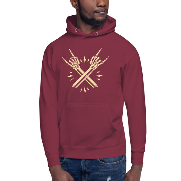 Rockin' Skeleton Hands Unisex Hoodie